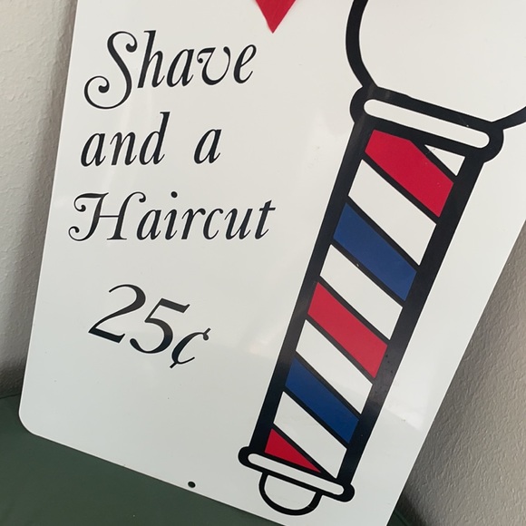 Vintage Barber Sign - Picture 2 of 3